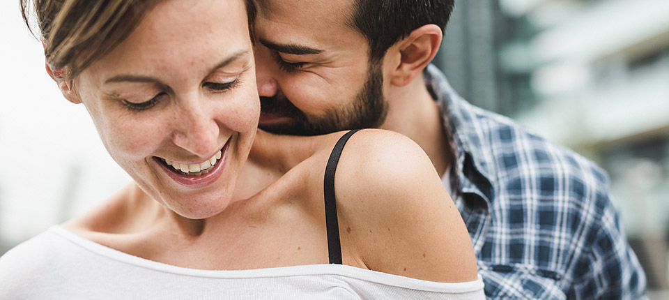 Couple having fun outdoor